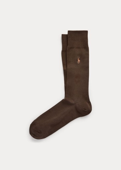 Men's Polo Ralph Lauren Stretch-Cotton Trouser Socks | 835017LHE